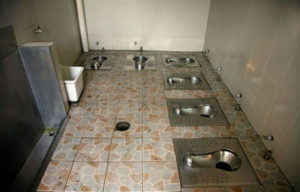baños públicos en China